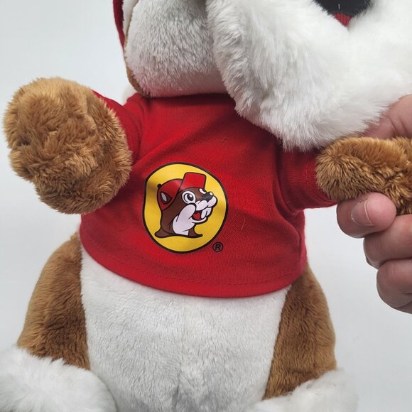 BUC-EE's Christmas Holiday Red Shirt Beaver Plush Stuffed Animal - Picture 5 of 11